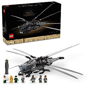 1369-Piece LEGO Icons Dune Atreides Royal Ornithopter Set w/ 8 Minifigures $132 + Free S&H