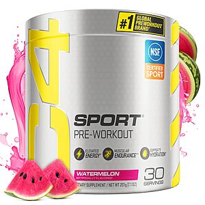 30-Servings Cellucor C4 Sport Pre Workout Powder (Watermelon) $12 w/ S&S