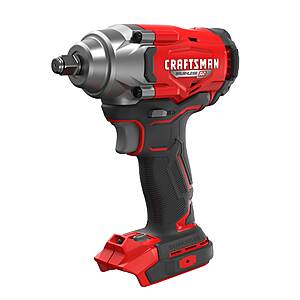 CRAFTSMAN V20 Variable Speed Brushless 1/2" Impact Wrench (Bare Tool) $89.10 (or Less) + Free S&H