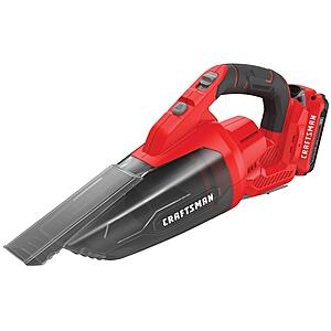 CRAFTSMAN V20 45 CFM Cordless Hand Vacuum w/ 2-Stage Filtration, Battery & Charger $59 + Free Shipping w/ Prime or on $35+