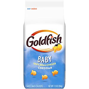 7.2-Ounce Goldfish Baby Cheddar Cheese Crackers $1.78 w/ S&S + Free Shipping w/ Prime or on $35+