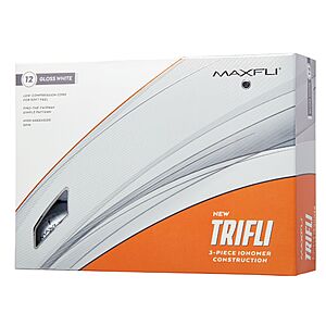 12-Pack Maxfli 2023 TriFli Golf Balls (White) $14.99 at Dick's Sporting Goods + Free Shipping on $49+ for ScoreCard Members