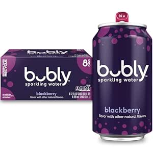 8-Pack 12-Ounce Bubly Sparkling Water (Blackberry or Raspberry) $3.21 w/ S&S + Free Shipping w/ Prime or on $35+