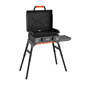 Blackstone Adventure Ready 22" 2-Burner Propane Flat Top Griddle w/ Hood & Stand (Gray) $187.00 + Free Shipping