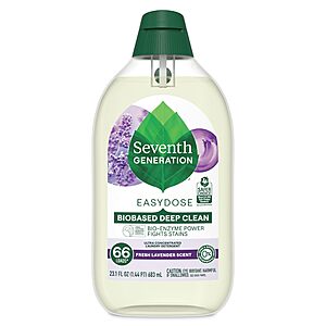 Seventh Generation EasyDose 23-Ounce Ultra Concentrated Laundry Detergent, 66 Loads (Fresh Lavender) $8.23 w/ S&S + Free Shipping w/ Prime or on $35+