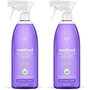 2-Pk 28-Oz Method All-Purpose Cleaner Sprays (French Lavender) $5.05 w/ S&S
