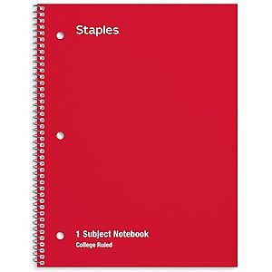 School Supplies: 2-Pocket Folder $0.25, 4-Oz School Glue $0.50, 70-Page Notebook $0.35 & Much More + Free Pickup