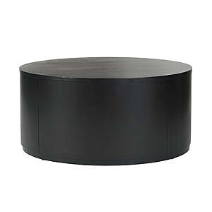36" Better Homes & Gardens Miller Drum Coffee Table (Black) $71 + Free Shipping