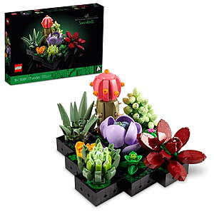 771-Piece LEGO Botanical Succulents Plant Building Kit $25 