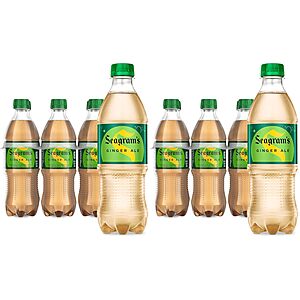 12-Pk 16.9-Oz Seagram's Ginger Ale Soda $6.25 w/ S&S