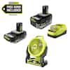 RYOBI ONE+: Cordless 7-1/2" Hybrid Fan + 4 Ah & 2 Ah Battery Kit w/ Charger $79 + Free S&H