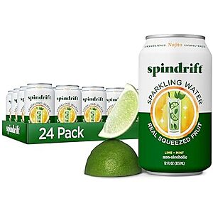 Select Accts: 24-Pack 12 Fl Oz Spindrift Sparkling Waters (3 Flavors) from $10.60 w/ S&S