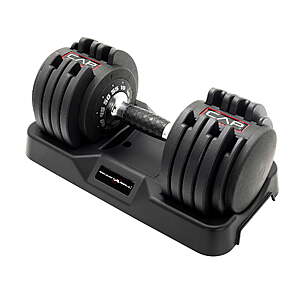 55-lbs CAP Barbell Adjustabell Dumbbell w/ Contoured Full-Rotation Handle $95 + Free S&H