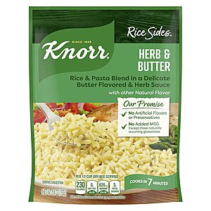5.4-Ounce Knorr Herb & Butter Rice & Pasta Sides