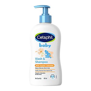 13.5-Ounce Cetaphil Baby Wash & Shampoo w/ Organic Calendula $2.12 w/ S&S + Free Shipping w/ Prime or on $35+