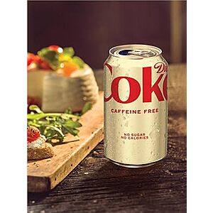 12-Pack 12-Oz Diet Coke Caffeine Free Soda $4.68 + Free Shipping w/ Prime or on $35+
