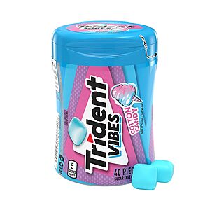 40-Count Trident Vibes Sugar-Free Chewing Gum