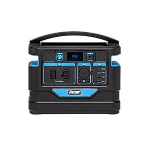 Pulsar 500-Watt Quiet Portable Power Station with Push Button Start Battery $249 & More + Free Shipping