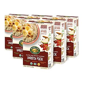 6-Pack 11.3-Ounce Nature's Path Organic Variety Pack Oatmeal $10.16 w/ S&S + Free Shipping w/ Prime or on $35+