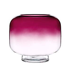 8" Mainstays Ombre Glass Hurricane Pillar Candle Holder (3 Colors)