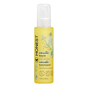 4-Oz The Honest Company Fragrance-Free Moisturizing Body Oil $4.17 w/ S&S + Free Shipping w/ Prime or on $35+