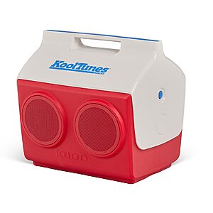 Igloo Playmate KoolTunes 14-Quart Cooler w/ Built-In Bluetooth Speakers (Red/White) $69.99 + Free Shipping