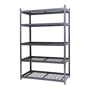 5-Shelf RUGGED RACK 48"W x 24"D x 72"H Boltless Wire Decking Rack $52 + Free S&H