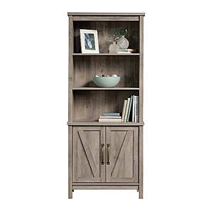 Better Homes & Gardens 71" Modern Farmhouse Bookcase w/ Doors (Gray) $76.30 + Free Shipping
