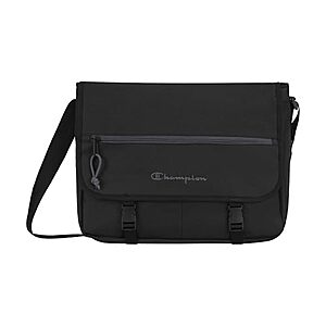 Champion Phase Messenger Bag w/ Padded 15.6" Laptop Sleeve (Black) $15.06 + Free Shipping w/ Prime or on $35+