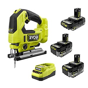 RYOBI ONE+ HP 18V Brushless Jig Saw Kit w/ 2x 4Ah + 1x 2Ah Battery & Charger $183 + Free S&H