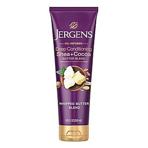 8.5-Oz Jergens Shea & Cocoa Whipped Body Butter Lotion w/ Vitamins B3 & E $3.57 w/ S&S + Free Shipping w/ Prime or on $35+