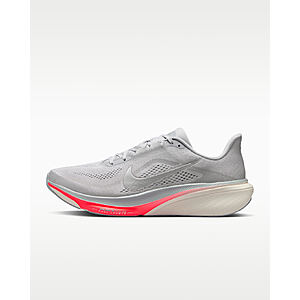 Nike Pegasus 42 Men's Road Running Sneakers (Grey/Crimson/Silver) $87.75 + Free S&H