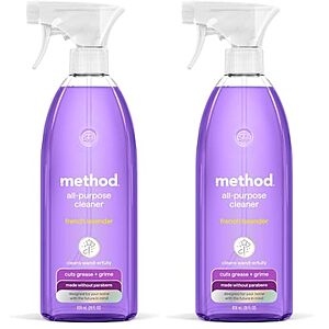 2-Pack 28-Ounce Method All-Purpose Cleaner Spray (French Lavender) $5.03 w/ S&S + Free Shipping w/ Prime or on $35+