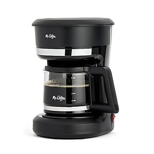 Mr. Coffee 5-Cup Switch Drip Coffee Maker (Black) $15.99 at Target w/ Free Store Pickup
