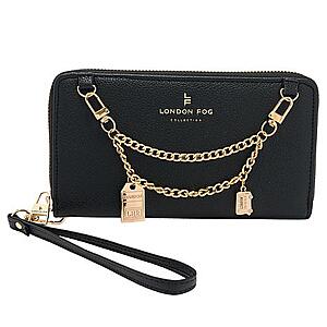 London Fog Rich Pebble Charm Wristlet Wallet (4 Colors) $12.99 + Free Shipping