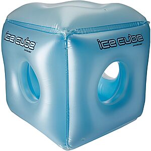 Swimline 49" Giant Inflatable Ice Cube Pool Float $19.59 + Free Shipping w/ Prime or on $35+
