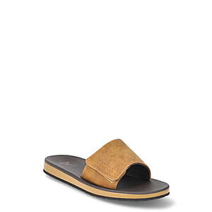 George Men's Slip-On Comfort Slide Sandals (Brown)