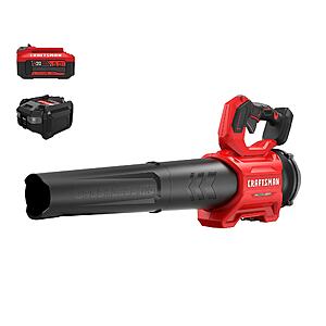 CRAFTSMAN V20 Brushless RP 410-CFM 110-MPH Cordless Handheld Leaf Blower w/ 5.0Ah Battery & Charger $99 + Free Shipping