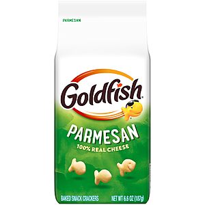 6.6-Oz Goldfish Parmesan Cheese Crackers: 3 for $4.59 w/ S&S ($1.53 each) + Free Shipping w/ Prime or on $35+