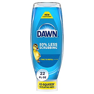 22-Oz Dawn Ultra EZ-Squeeze Dish Soap (Original): 3 for $7.97 w/ S&S + Free Shipping w/ Prime or on $35+