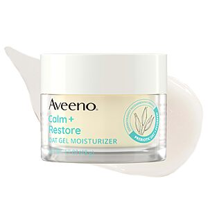1.7-Oz Aveeno Calm + Restore Oat Gel Face Moisturizer for Sensitive Skin $9.25 w/ S&S