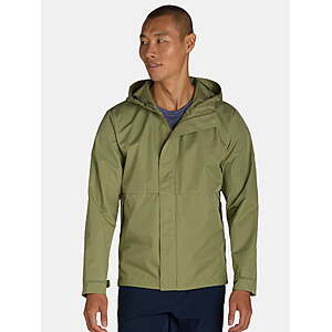 Ozark Trail Men's Hooded Rain Jacket (Fern Green, Sizes S-XL) $10.33 & More + Free Shipping w/ Walmart+ or on $35+