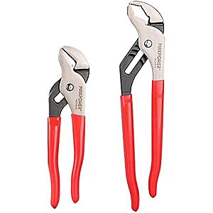 MAXPOWER 2-Piece Groove Joint Pliers Set (8&quot; &amp; 12&quot;) $12.99 + Free Shipping w/ Prime or on $35+