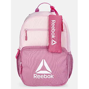 Reebok Kids' Journee 17" Laptop Backpack w/ Pencil Case (Pink Groovy) $9.60 + Free Shipping w/ Walmart+ or on $35+