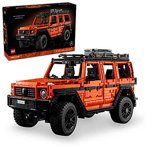 2891-Piece LEGO Technic Mercedes-Benz G 500 Professional Line G-Wagon Building Set (42177) $198.00 + Free Shipping