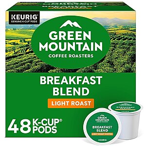 40-48/Pack Select K-Cup Pods (Green Mountain, Caribou Coffee, Dunkin' & More) 2 for $39.98 + Free Shipping