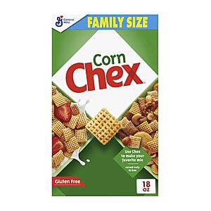 18-oz Family Size Corn Chex Cereal $2.85 w/ S&S