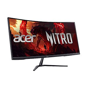 34" Acer Nitro ED0 3440x1440 120Hz 1ms FreeSync Curved Gaming Monitor $189 + Free Shipping