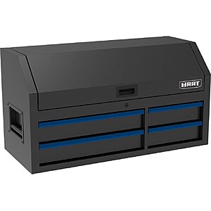 42" HART 4-Drawer Heavy-Duty Steel Tool Chest (Blue) $224 + Free Shipping