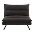 Mainstays Pillow Top Convertible Chair (Charcoal Fabric) $87 + Free Shipping